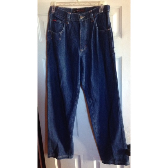 FUBU THE COLLECTION  COTTON JEANS  PATCHWORK 32x32