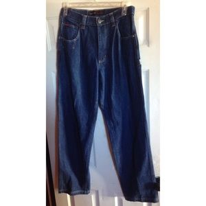 FUBU THE COLLECTION  COTTON JEANS  PATCHWORK 32x32