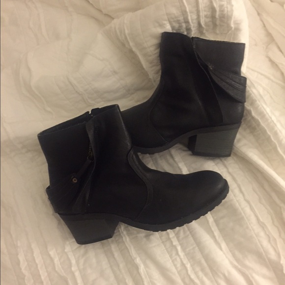 Black ankle boots