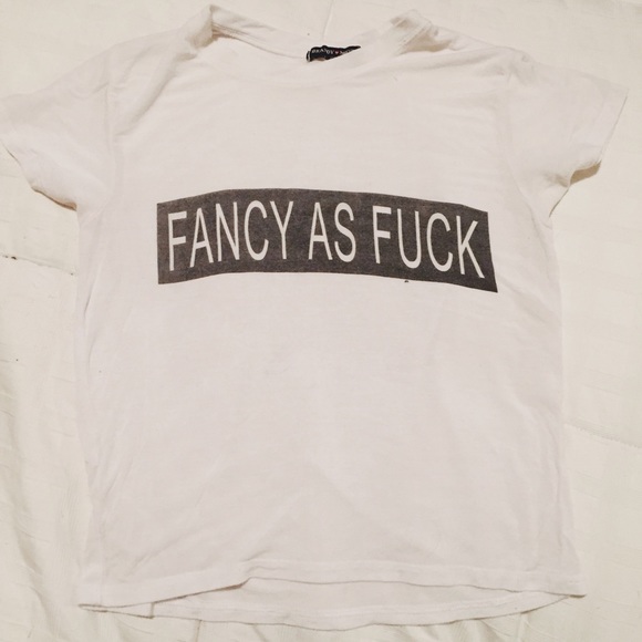 Fancy As Fuck crop top
