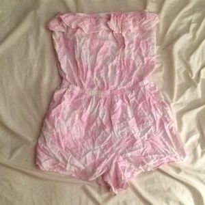 H&M Pink Floral Romper