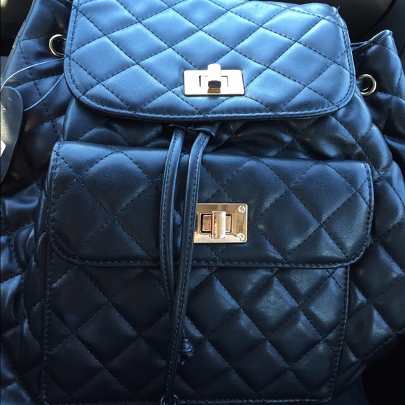 Quilted Leather Backpack/bag