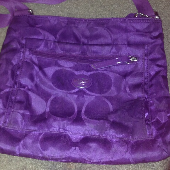 Grape Coach crossbody 🍇