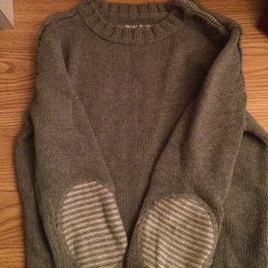 American Eagle Outfitters Elbow Patched Sweater