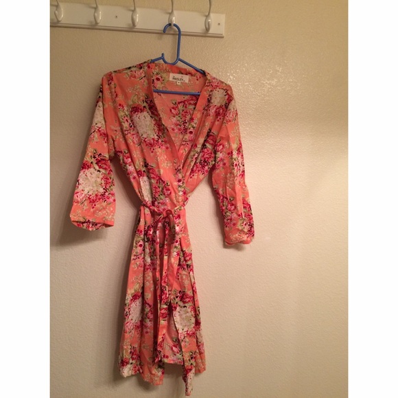 Floral robe
