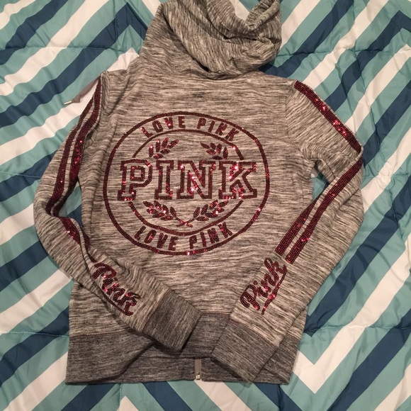 PINK Victoria's Secret Sweaters - VS Pink Bling Sequence