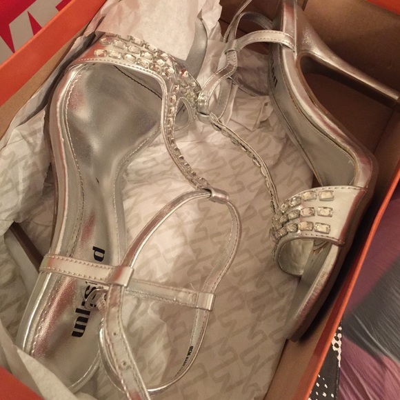Silver heels