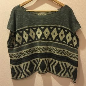 Aztec Knit Top
