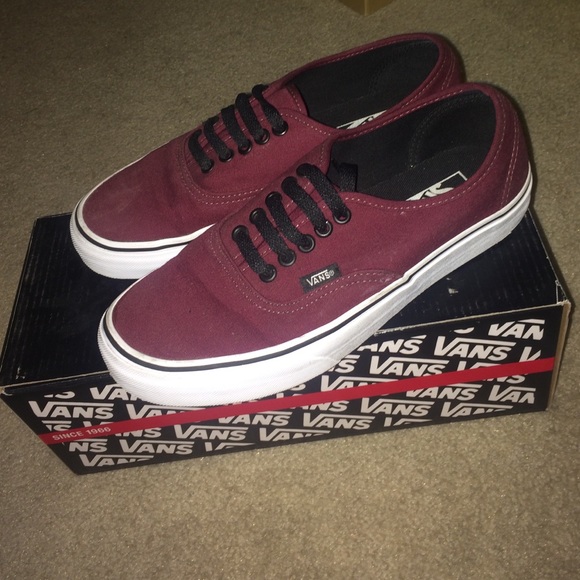 Vans Authentic Maroon Shoe
