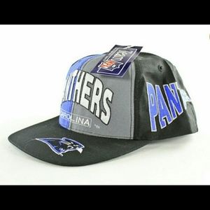 Vintage 90's Carolina Panthers Wraparound Snapback