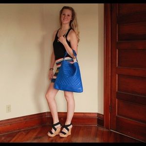 express Blue handbag