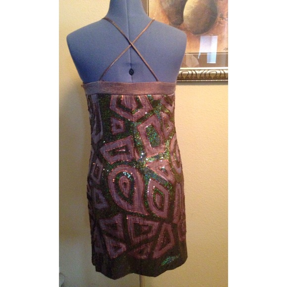 Bronze sequined dress - Picture 3 of 3