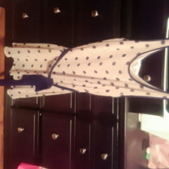 Polka dot casual dress