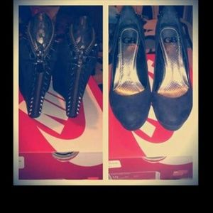 Black Custom Heels