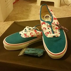Vans authentic LX (monkeys) poppy red 5.5