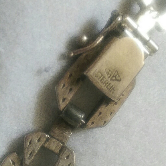 ❌Vtg Judith Jack Sterling/Marcasite Deco Necklace❌ - Picture 2 of 4