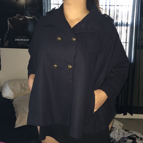 peacoat cape