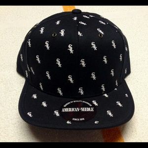 Vintage Chicago White Sox All Over Logo Strapback