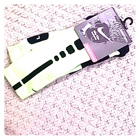 Nike Accessories - Mens neon green and black nike dri fit socks
