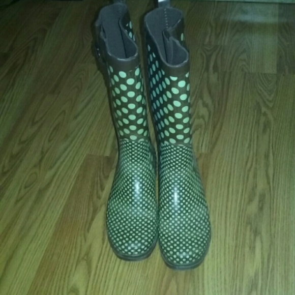 Polka Dot Rain Boots
