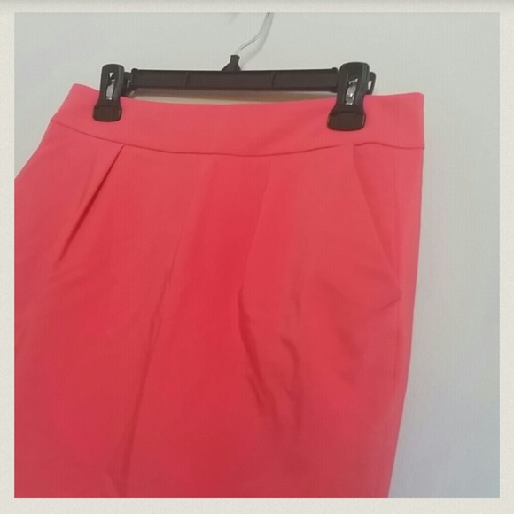Zara orange pocket skirt - Picture 3 of 4