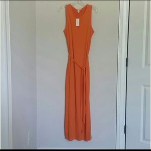 Banana Republic orange maxi