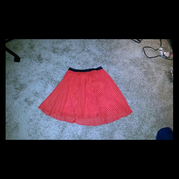 Polka dot skirt