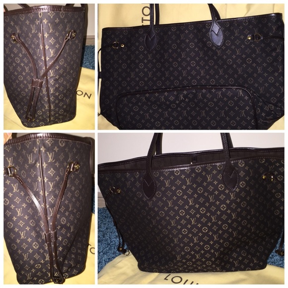 authentic Louis Vuitton idylle neverfull mm