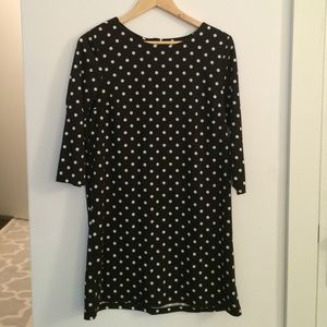 FINAL DAY! H&M black & white polka dot dress