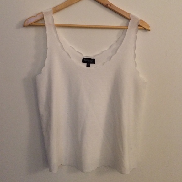 MOVING SALE! Topshop White Tank