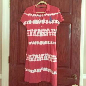 RL Sport Tie-Dye Polo Dress