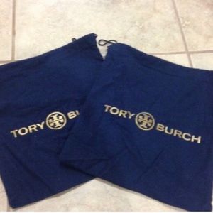 Tory Burch navy dustbags