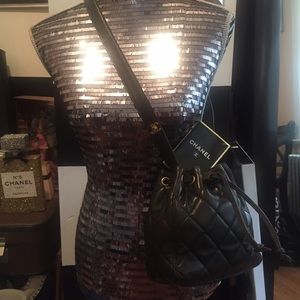 *SOLD* 👋🏾 Chocolate Brown Chanel Bucket Bag