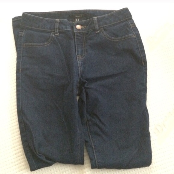 Forever 21 Mid Rise Skinny Jeans - Picture 2 of 2