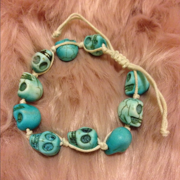 🎃Turquoise Skull Bracelet🎃