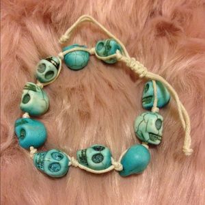 🎃Turquoise Skull Bracelet🎃