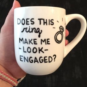 Does this ring make me look engaged? MUG used once