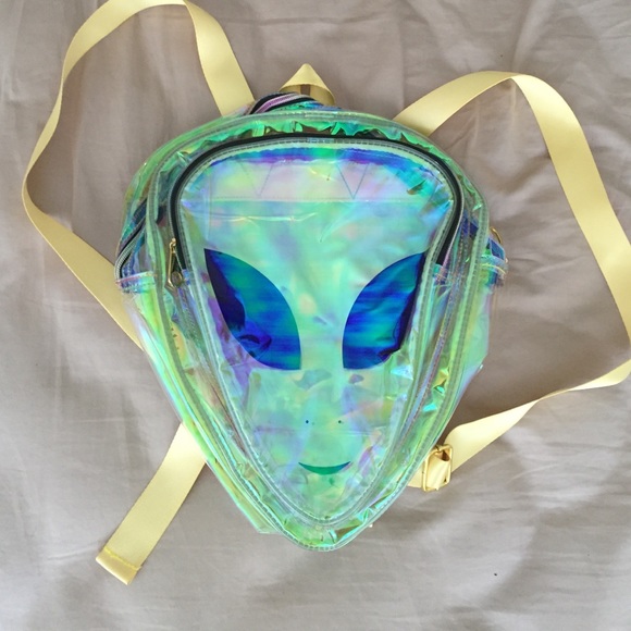 Handbags - Iridescent Alien backpack