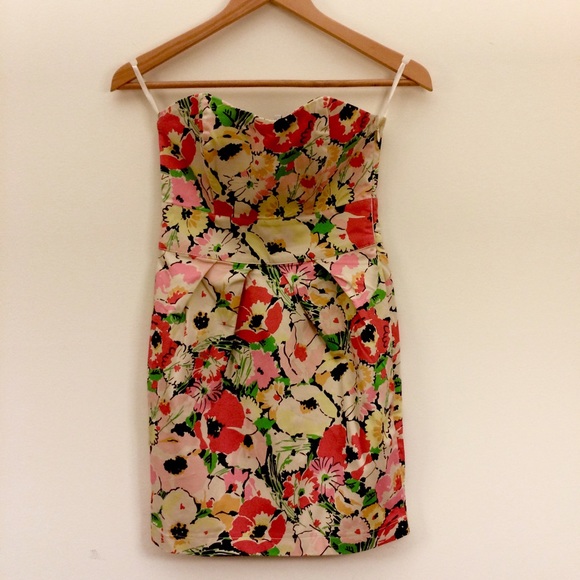 New Look strapless cocktail dress