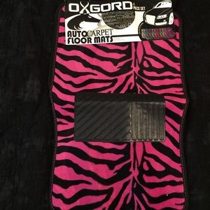 BRAND NEW hot pink car mats