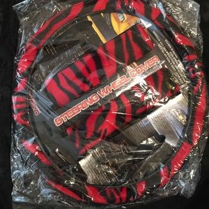Zebra steering wheel cover