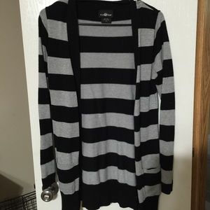 Black and grey cardigan