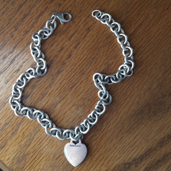 Tiffany & co. necklace with heart charm