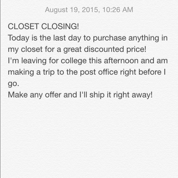 Closet closing