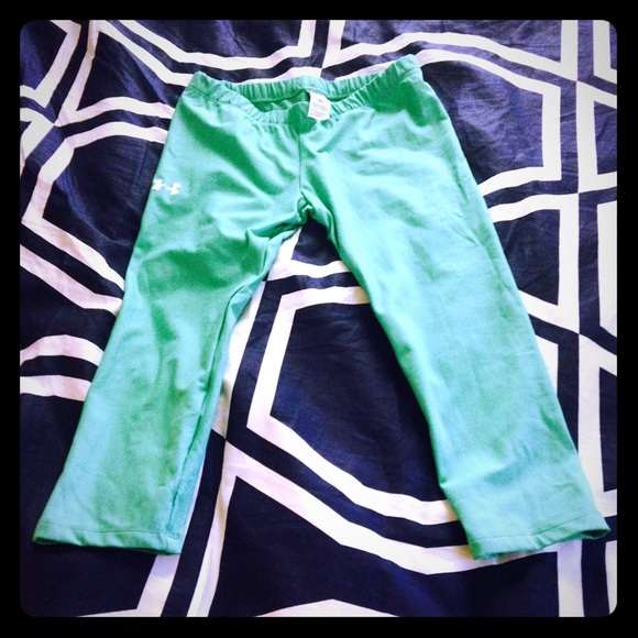 Under Amour Green Running Pants