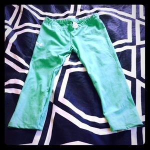 Under Amour Green Running Pants