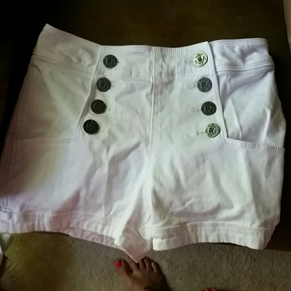 High waisted sailor shorts