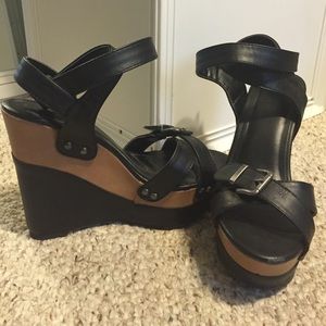 Black and Tan wedges