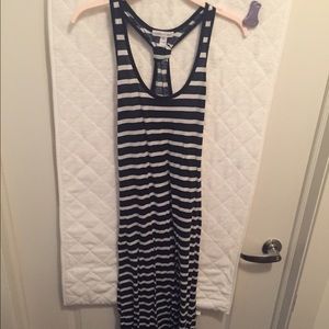 Maxi dress blue/white