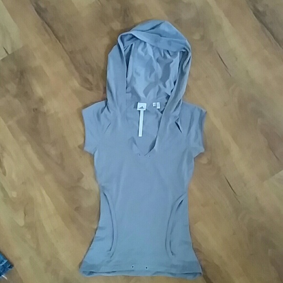 Stella McCartney for Adidas Shiny Grey Workout Top